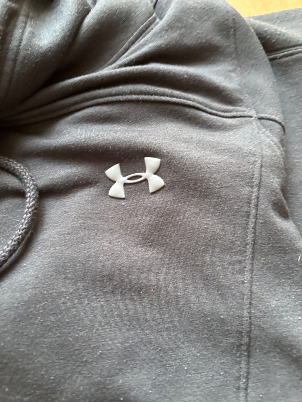 Under Armour Women's Funnel Neck Fleece Hoodie - Black - Size Medium - Picture 3 of 7
